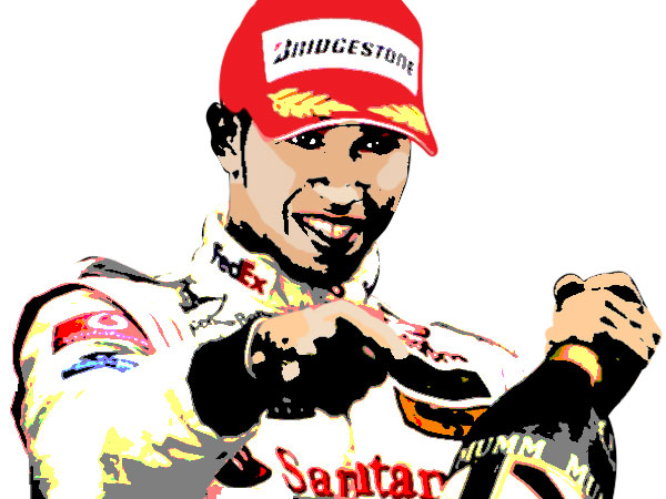 Lewis Hamilton pop art I knew this picture of Lewis Hamilton with all his
